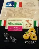 Mängden socker i Tortellini Carne