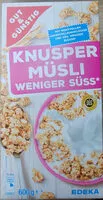 Mängden socker i Knusper müsli