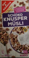 Mängden socker i Edeka Gut & Günstig Schoko Knusper Müsli