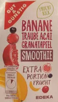 Mängden socker i Banane Traube Acai Granatapfel Smoothie