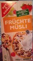 Mängden socker i Früchte Müsli