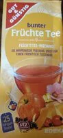 Mängden socker i Früchte Tee