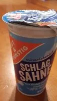 Mängden socker i Schlagsahne
