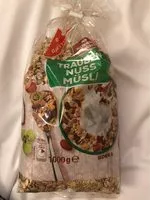 Mängden socker i Trauben Nuss Müsli