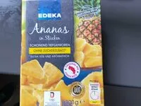 Mängden socker i Ananas in Stücken