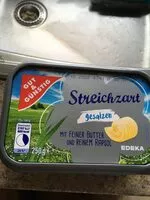 Mängden socker i Butter Streichzart gesalzen
