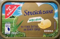 Mängden socker i Streichzart ungesalzen