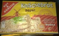 Mängden socker i Knäckebrot sesam