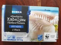 Mängden socker i Atlantische Kabeljau Filetportionen