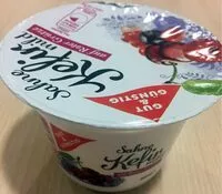 Mängden socker i Sahne Kefir mild mit roter Grütze