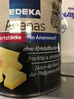 Mängden socker i Ananas Dessertstücke