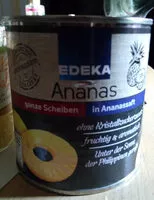 Mängden socker i Ananas in Scheiben