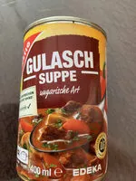 Mängden socker i Gulaschsuppe, ungarische Art