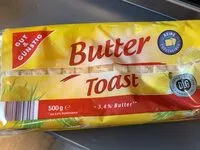 Mängden socker i Butter Toast
