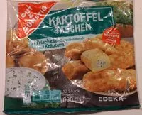 Mängden socker i Kartoffeltaschen mit Frischkäse