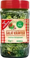 Mängden socker i Salatkräuter gefriergetrocknet