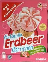 Mängden socker i Vanille Erdbeere Hörnchen