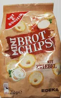Mängden socker i Mini Brot Chips mit Zwiebel