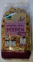 Mängden socker i Knuspermüsli Beeren