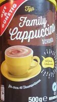 Mängden socker i Family Cappuccino schoko