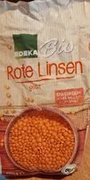 Mängden socker i Rote Linsen geölt