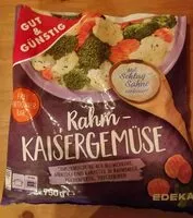 Mängden socker i Rahm-KAISERGEMÜSE