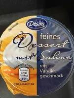 Mängden socker i Vanille Pudding und Sahne