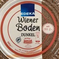 Mängden socker i Tortenboden, Wiener,3tlg. dunkel
