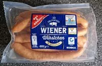 Mängden socker i Delikatess Wiener Würstchen