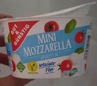 Mängden socker i mini mozzarella