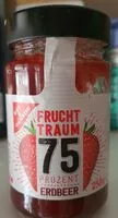 Mängden socker i Frachtraum 75 Prozent Erdbeer