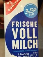 Mängden socker i Frische Vollmilch
