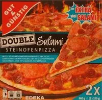 Mängden socker i Double Salami Steinofenpizza