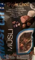 Mängden socker i Triple Choc Knusper Muesli