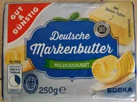 Mängden socker i Deutsche Markenbutter mildgesäuert