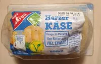 Mängden socker i Harzer Käse
