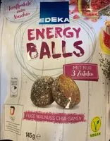 Mängden socker i Energy Balls Feige Walnuss Chia-Samen