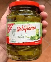 Mängden socker i Scharfe Jalapenos in Scheiben