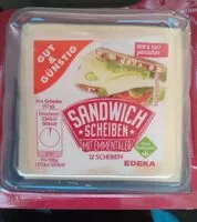 Mängden socker i Sandwich Scheiben mit Emmentaler