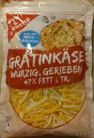 Mängden socker i Gratinkäse