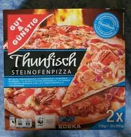 Mängden socker i Thunfisch Steinofenpizza
