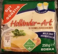 Mängden socker i Schmelzkäse Holländer-Art, Scheiben