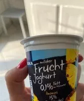 Mängden socker i Joghurt Frucht