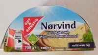 Mängden socker i noervid mild würzig Blauschimmelkäse