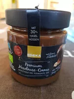 Mängden socker i Premium Haselnuss-creme