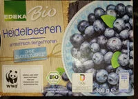 Mängden socker i Bio-Heidelbeeren, tiefgefroren