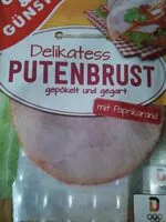 Mängden socker i Delikatess Putenbrust mit Paprikarand