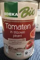 Mängden socker i Tomaten in Stücken pikant