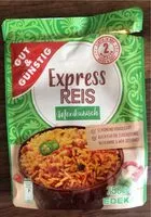 Mängden socker i Express Reis Mexikanisch