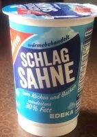 Mängden socker i Schlagsahne